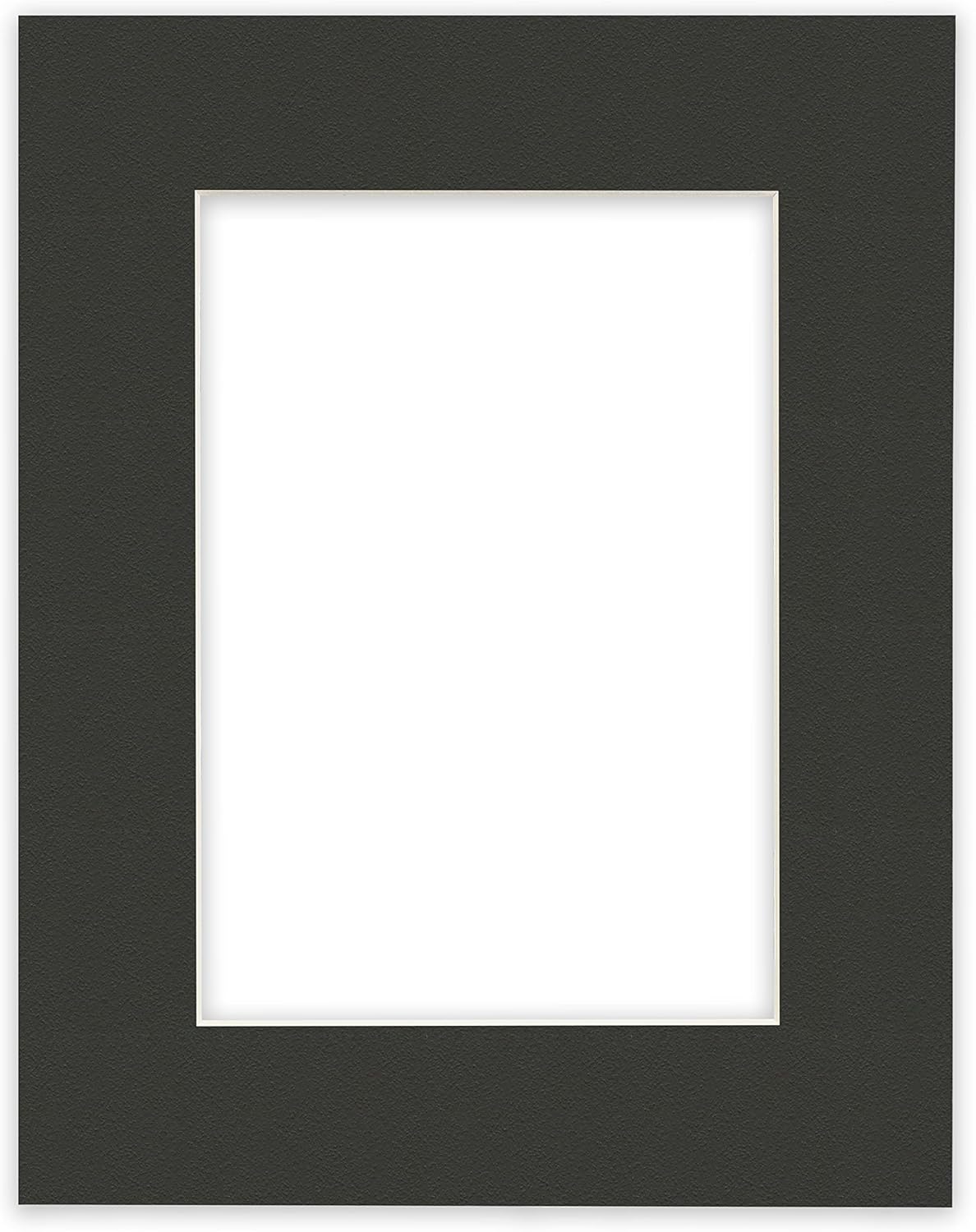 Craig Frames B572 Pre-Cut Mat Board for 11x17 Print, 14x20, Pebble Black