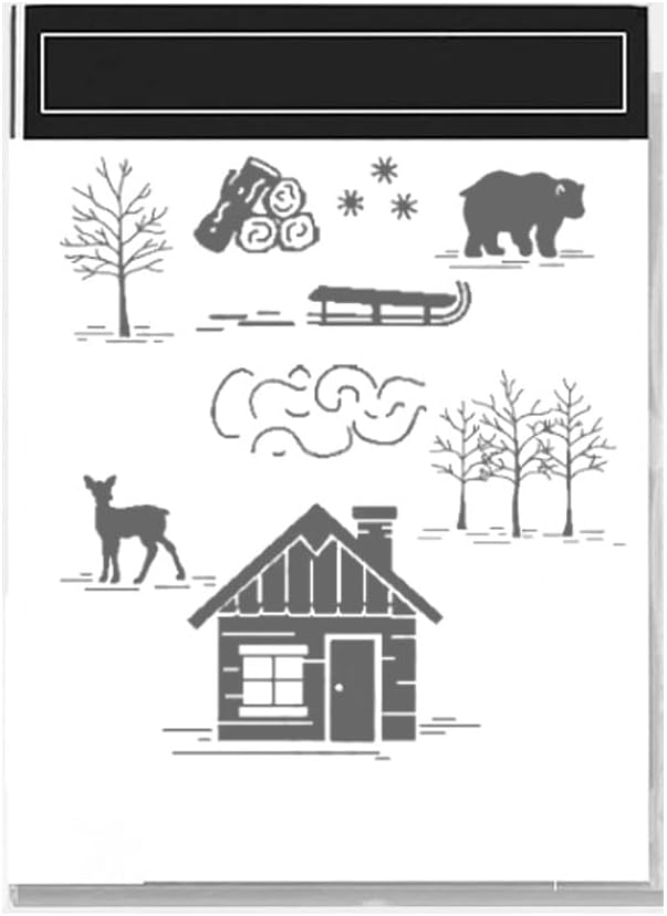 2025-2026 Stamps and Dies for Card Making, Stamps and Dies Set 2025 for Christmas and Halloween, Die Cut DIY Various Festivals Album Scrapbooking Birthdays Greeting Card (M4309)