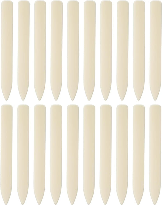 UCEC 20 Pack Premium Bone Folder Tool, Plastic Bone Folder Crafts Scoring Folding Creasing Paper Crafting Supplies Scrapbooking Tool for Paper Leathercrafts Bookbinding & DIY Card Making