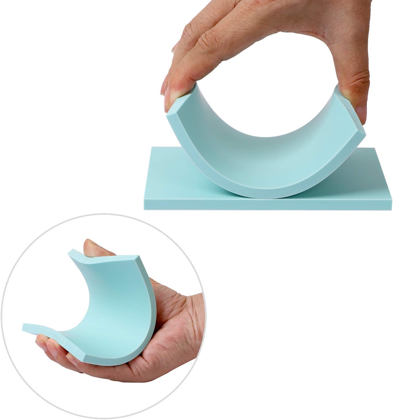 ZOENHOU 20 PCS 4 x 6 Inch Rubber Stamp Carving Blocks, Colorful Linoleum Blocks for Printmaking, Stamp Making