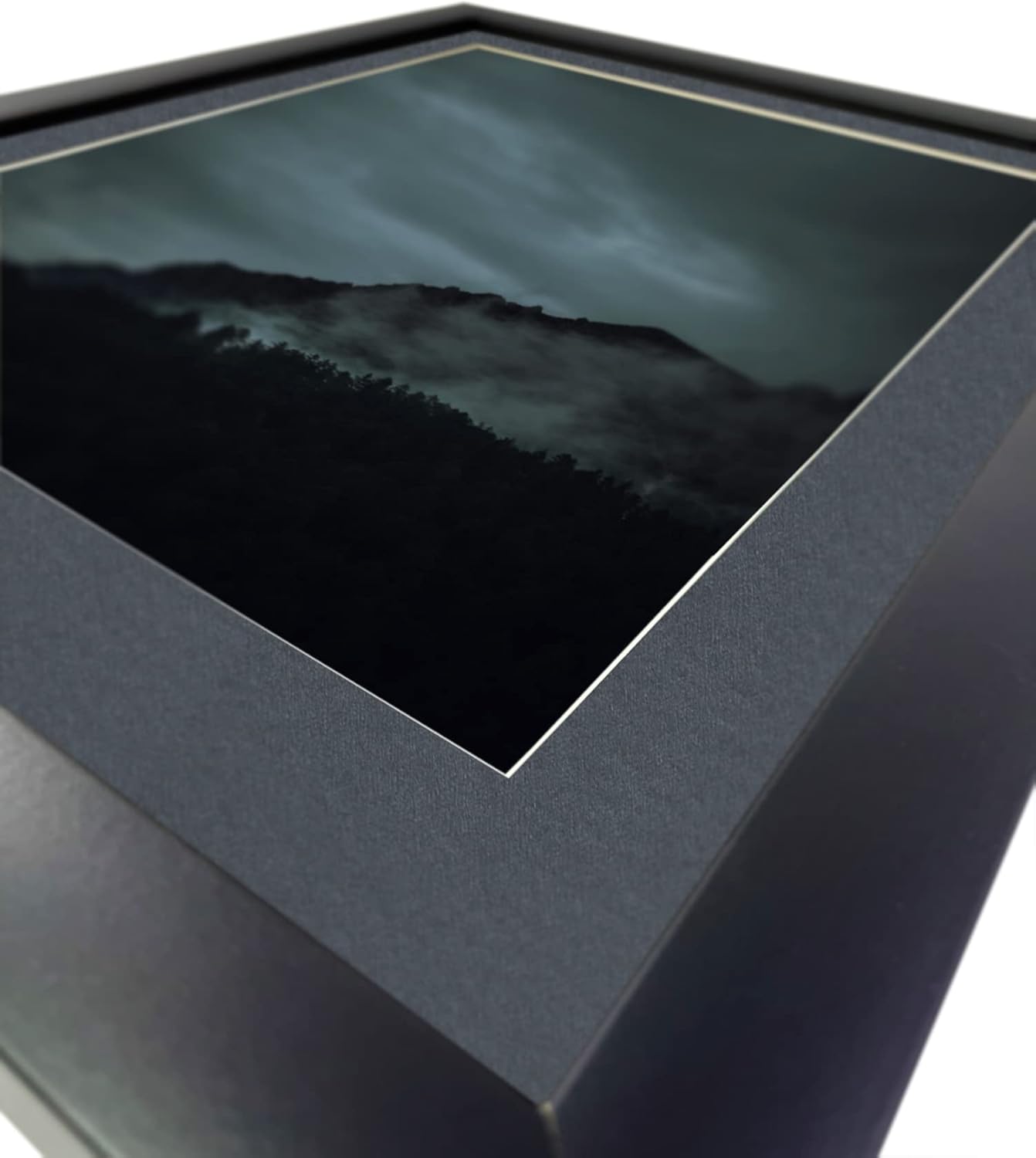 Craig Frames B573 Pre-cut Mat Board for 17x21 Print, 20x24, Graphite Black