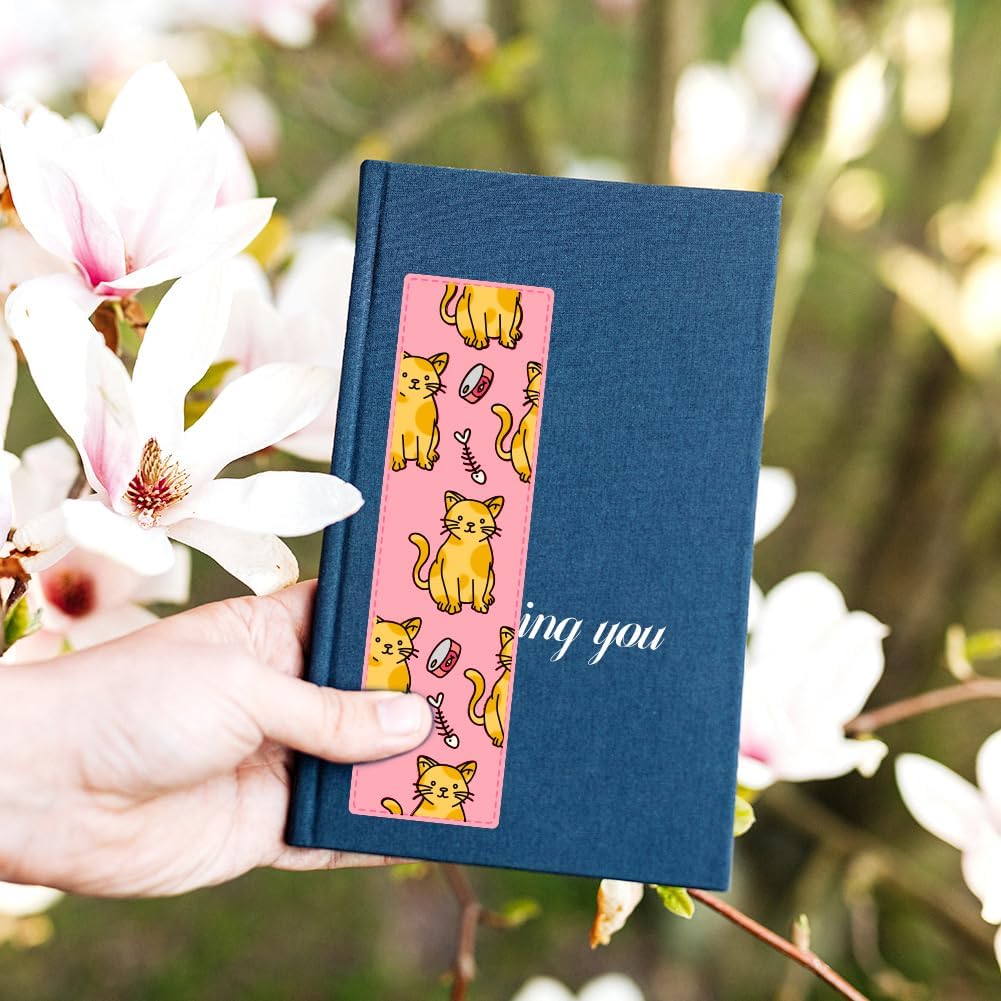 Animal Bookmark Clear Stamps 6.3x4.3 Rectangular PVC Silicone Stamps for Card Making DIY Scrapbooking Photo Album Journal