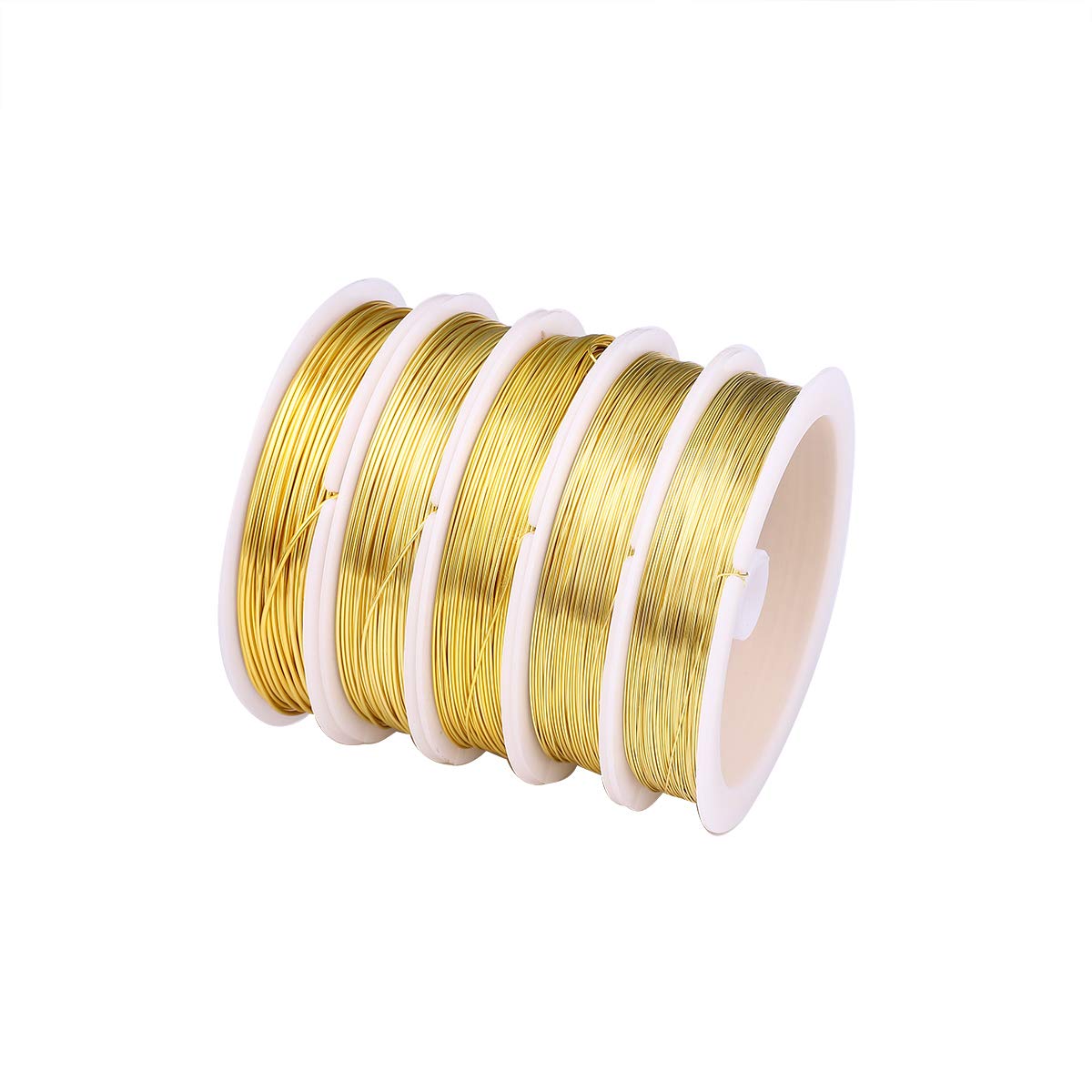 Gold Copper Wire 0.8mm Bead Cord for Bracelet Necklace Charm Beading Jewelry Making 9yard