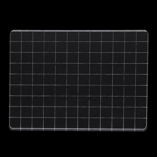 Clear Acrylic Stamp Blocks, 3.54" * 4.92" Acrylic Stamping Block Tool Clear Stamp with Grid Lines for Photography Props Scrapbooking Crafts Card Making