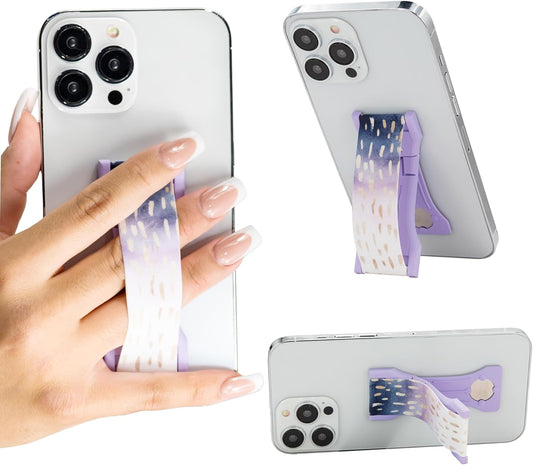 LOVEHANDLE PRO Premium Phone Grip - Silicone Phone Strap - Magnetic Phone Mount and Kickstand for Smartphone and Tablet - Fallout