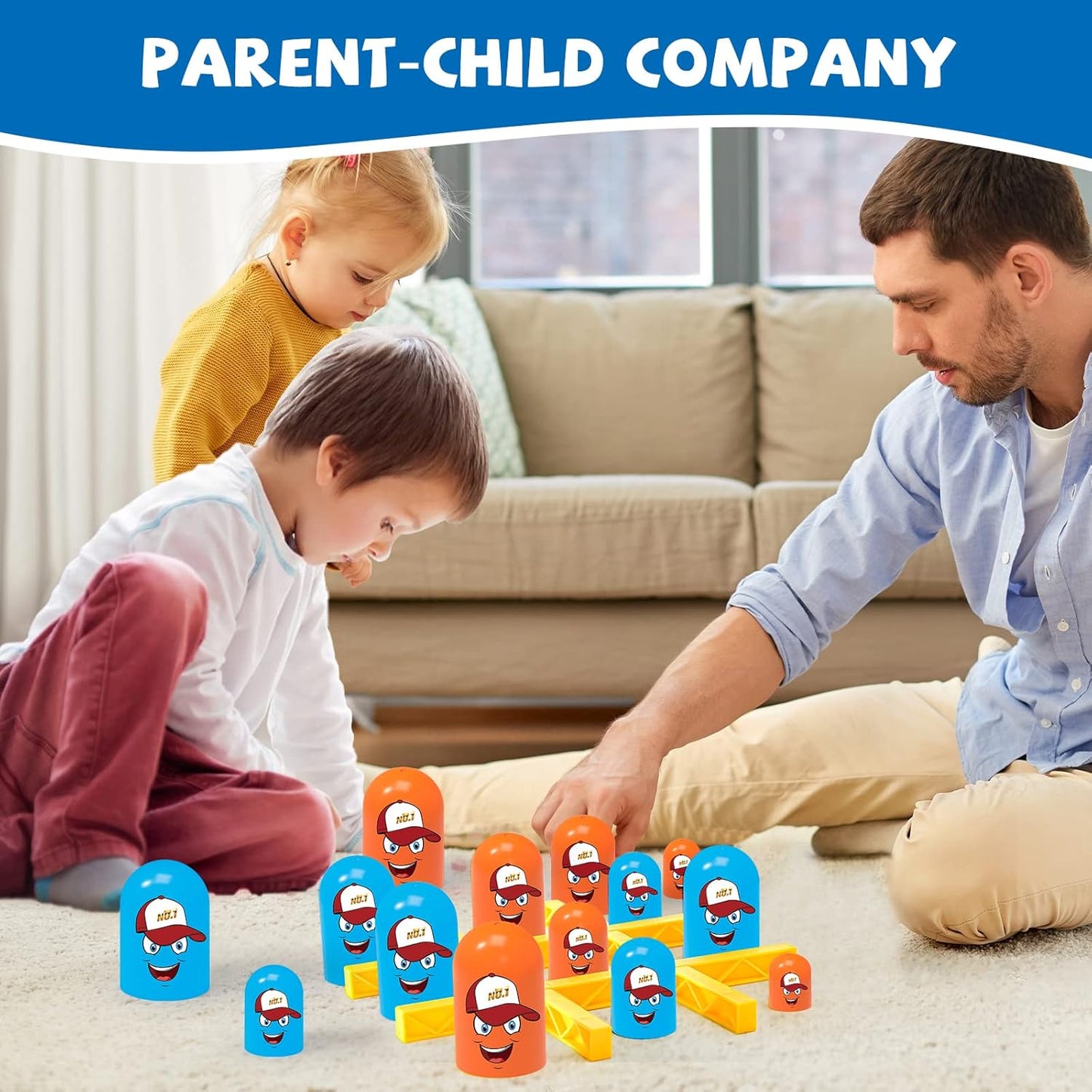 New Tic Tac Toe Game,Strategy Board Game,Head-to-Head Game,Family Games,Children's Day Gifts,Party Favors for Kids 3-8.