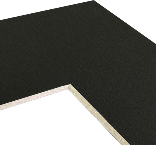 Craig Frames B404 Pre-cut Mat Board for 11x15 Print, 16x20, Textured Black