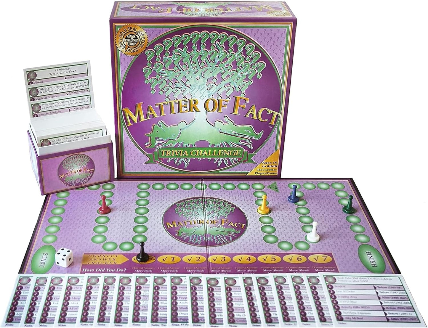 Matter of Fact — Fast-Paced, Rapid-Fire Trivia Challenge with Quirky Categories — Adult & Family Game Night Fun