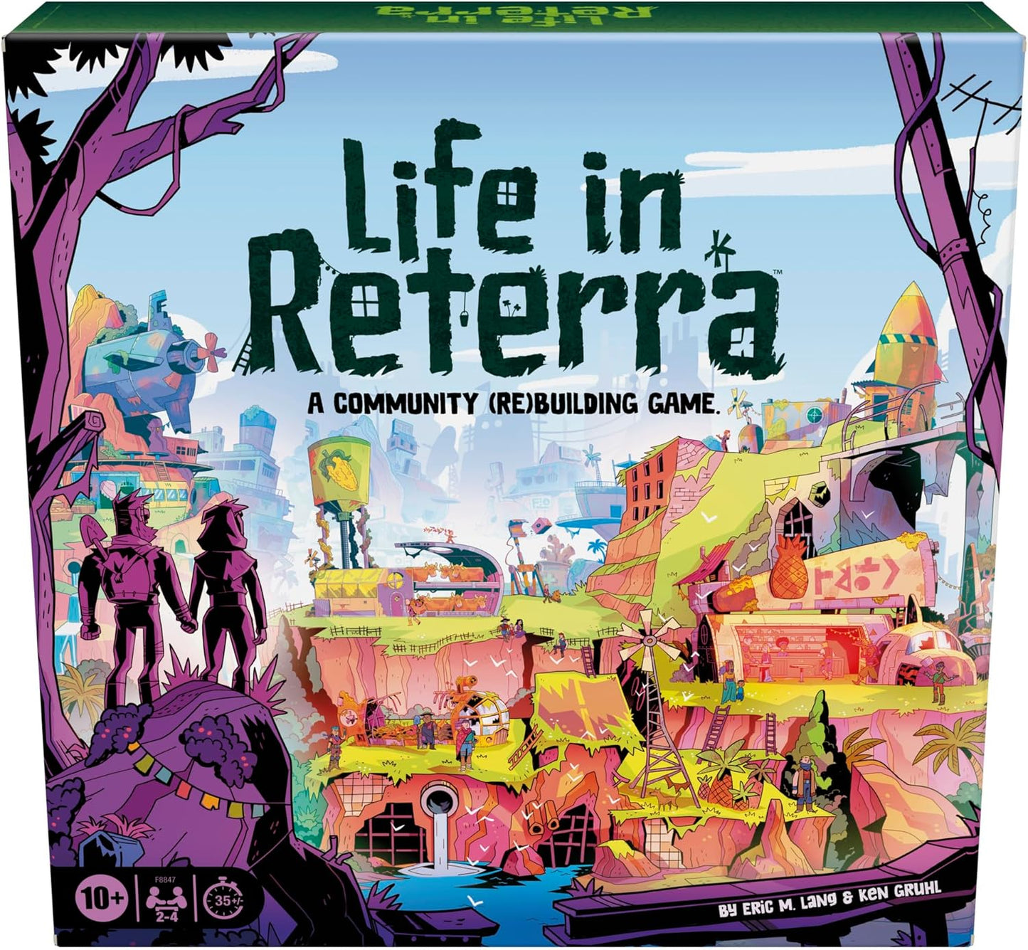 Life in Reterra Strategy Board Game | A Community (Re) Building Game | Ages 10+ | 2 to 4 Players | 35 Mins. Avg. | Games for Adults & Families
