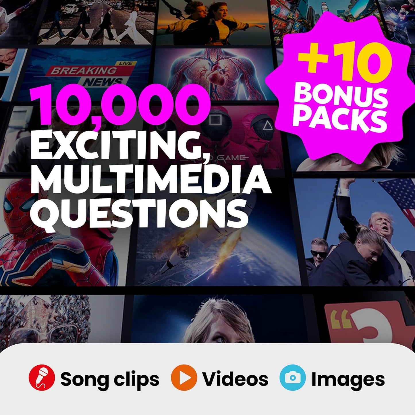 Outsmarted Ultimate Edition - 10 Exciting Bonus Categories | Kids, Teens & Adults | Next-Level Game Night for Family & Friends | 2–24 Players | Age 8+ | 10,000+ Questions | 2025 Edition