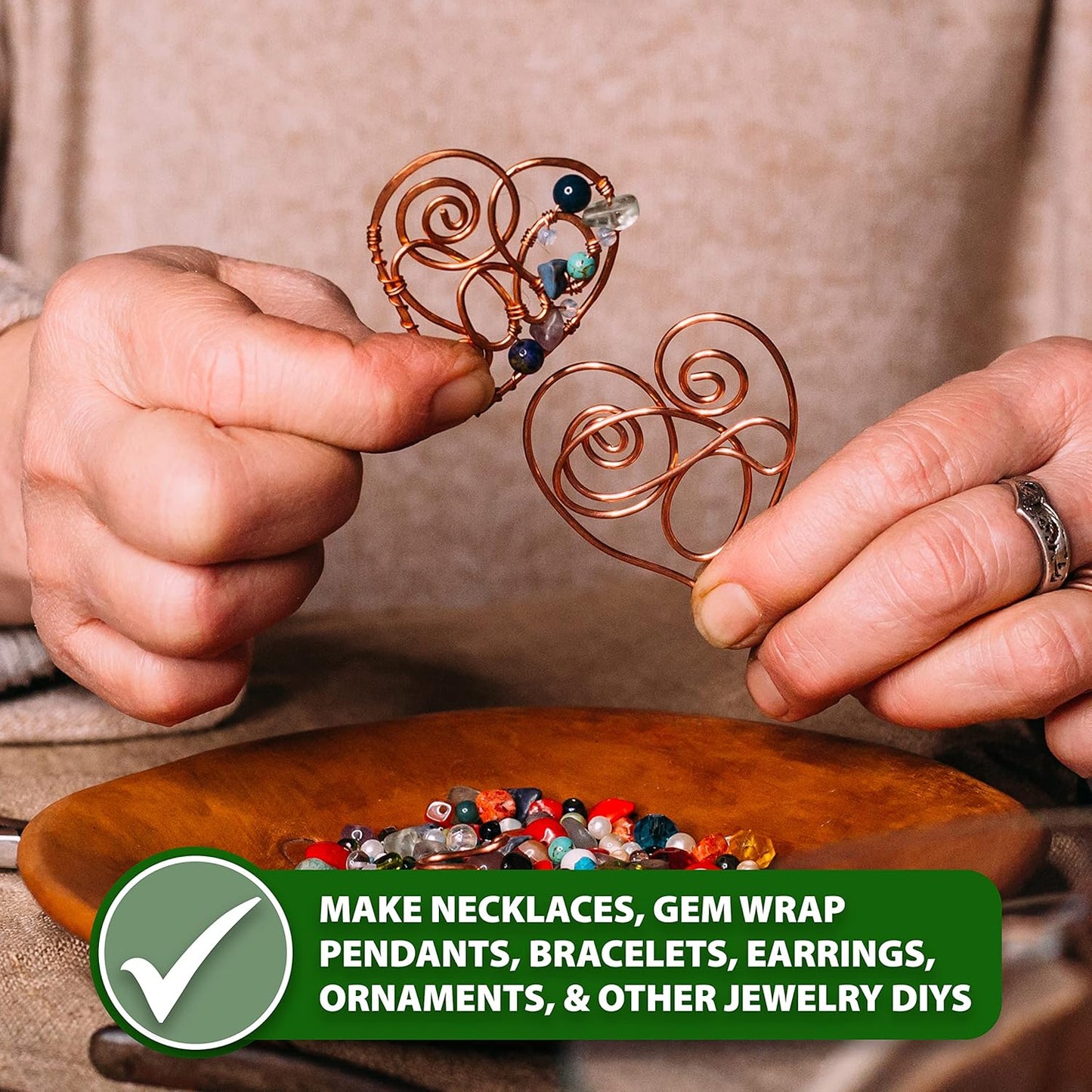 Mandala Crafts 18 Gauge Anodized Aluminum Craft Wire for Jewelry Making - 100 FT Colored Flexible Burnt Orange Wire - Bendable for Bonsai Armature Crafting Sculpting